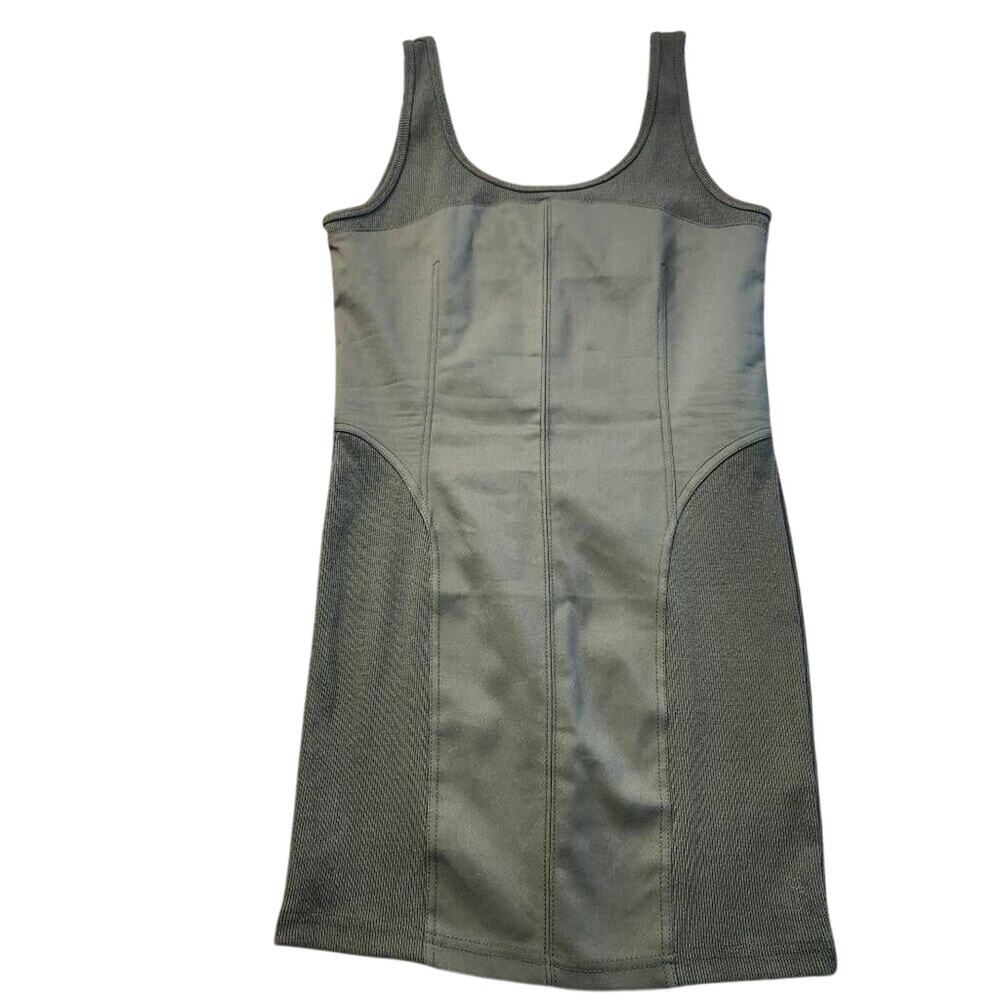 NWT Forever 21 Olive Green Tank Mini Dress Large